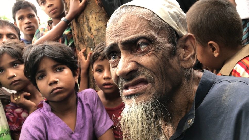 Elderly Rohingya