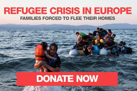 Refugee Crisis in Europe - Donate now