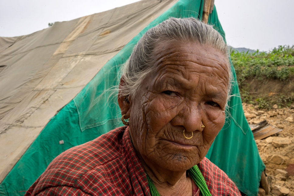 The April earthquake trapped Antari Maya Jimba, 81, in the rubble of a collapsed home. Her grandson pulled her free, and she sustained no significant injuries.