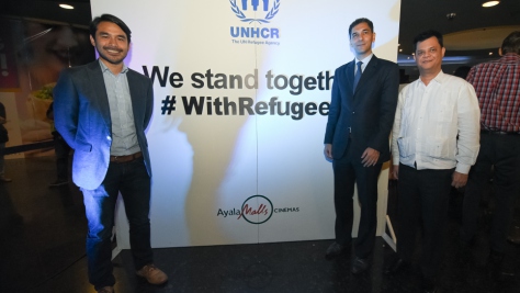 UNHCR High Profile Supporter Atom Araullo 