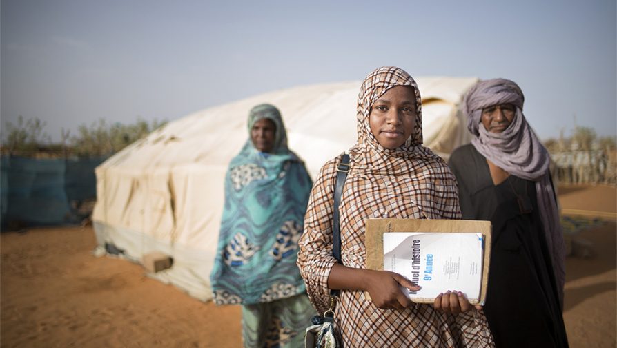 Tinalbarka a fugit de violența din Mali.