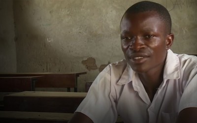 Stephen fled violence in the Democratic Republic of Congo.