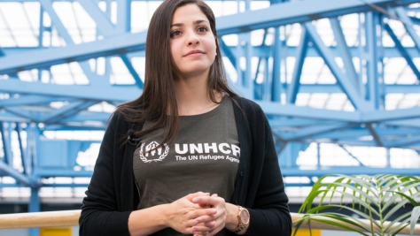 Switzerland. Refugee Olympian Yusra Mardini announced as UNHCR Goodwill Ambassador