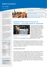 OCHA: Bulletin humanitaire R.D. Congo - Numéro 8 | mai 2018 - Cover preview