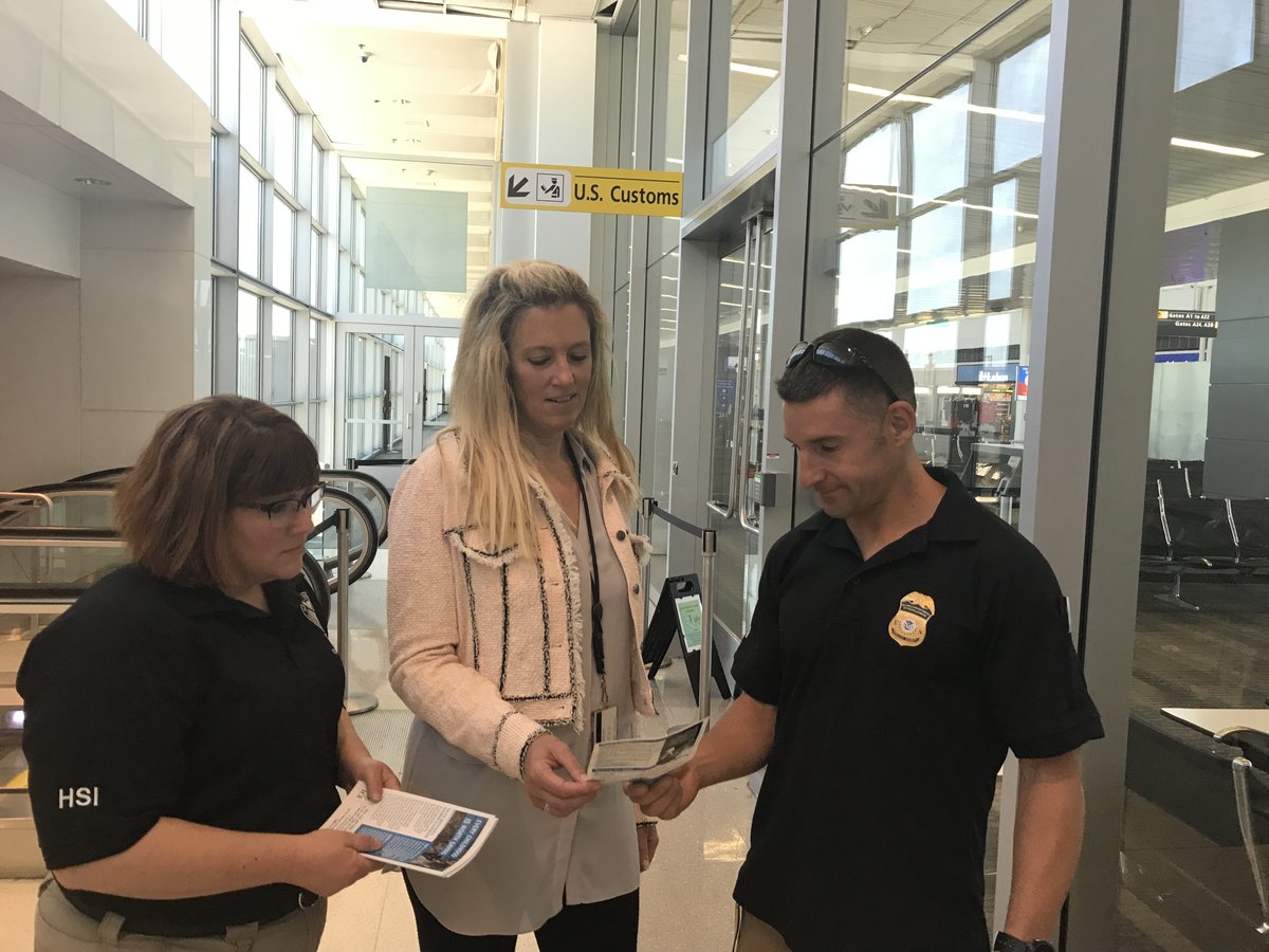 Office on Violence Against Women Principal Deputy Director Sullivan (center) at an ICE outreach program to increase awareness about female genital mutilation & deter it