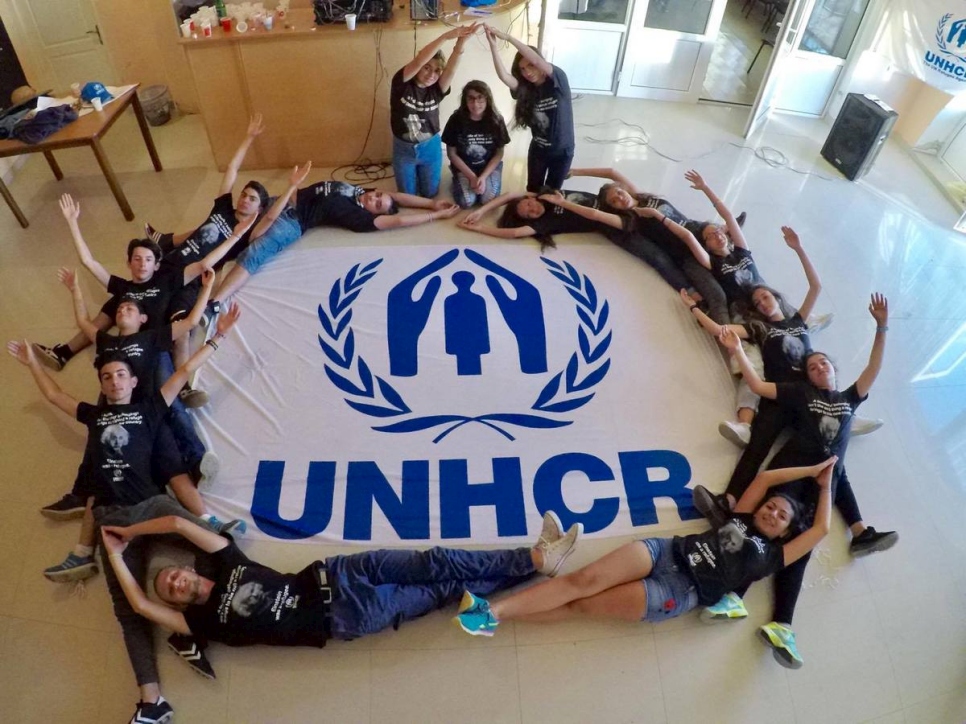 Armenia. YMCA Vardenis campers benefits from a summer camp organised by UNHCR