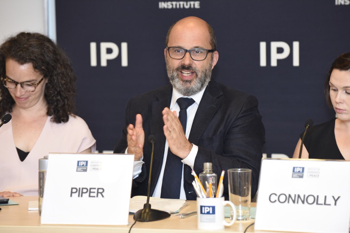 Robert Piper, United Nations Assistant Secretary-General and Director of External Relations and Advocacy, UNDP speaks on an IPI panel.