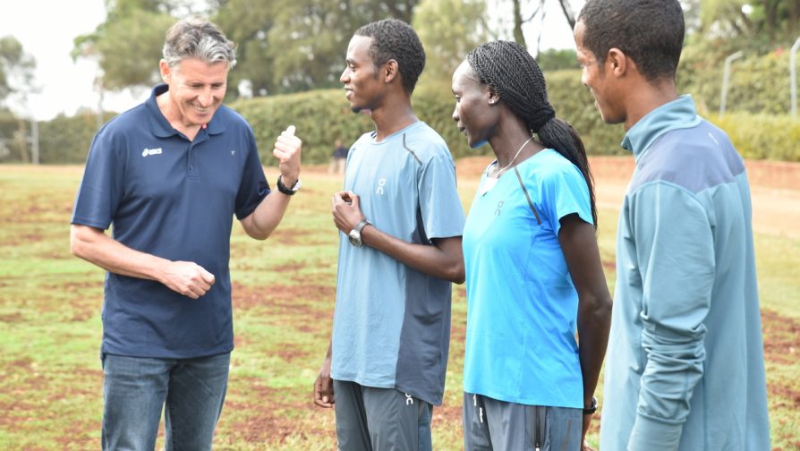 International Association of Athletics Federations (IAAF) President meets with refugee athletes in Kenya