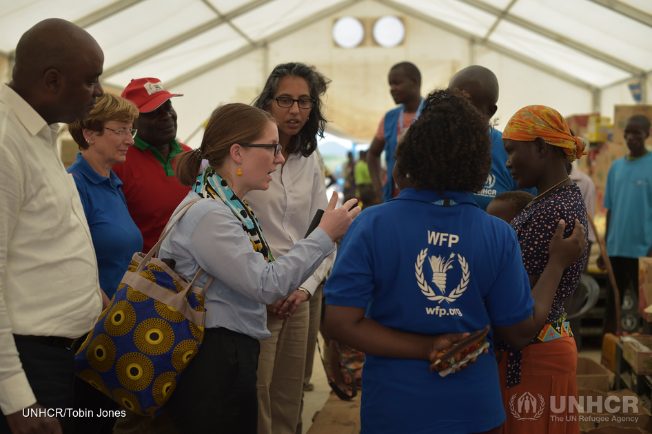 Kenya. Australian donors visiting Kakuma Refugee Camp and Kalobeyei Settlement