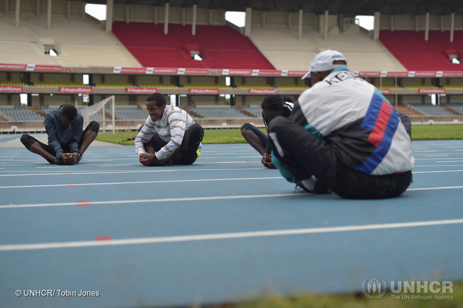 Kenya. Refugee Athletic Team Training.