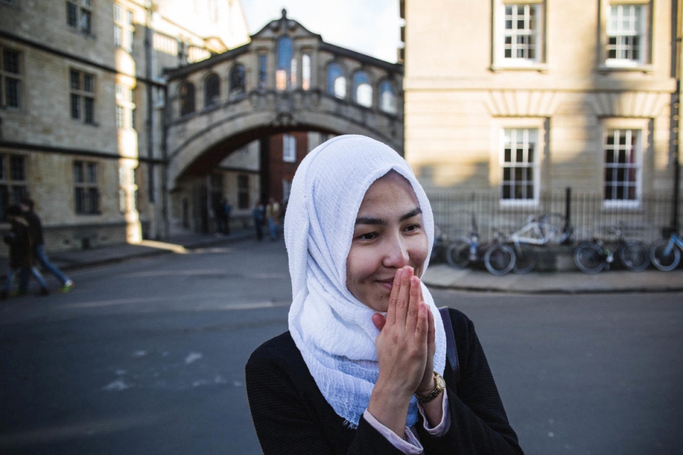 As a shy, 15-year-old Hazara refugee, Shukria Rezaei arrived in Oxford with little grasp of English. She is now an award-winning and published poet.