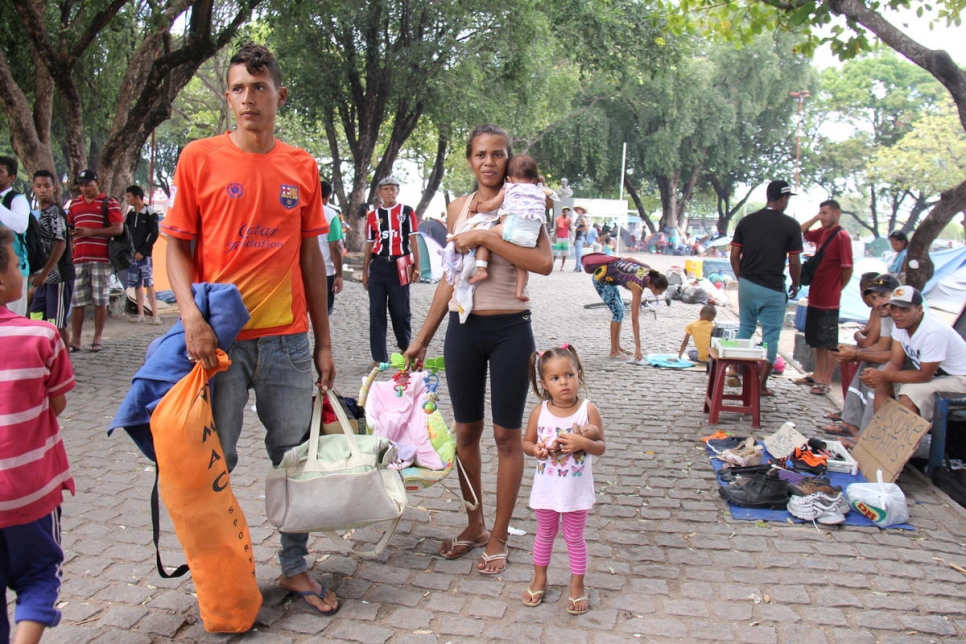 Brazil. Venezuelans relocated to shelter in Boa Vista