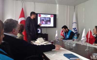 In Gaziantep, Nizip Syrian Refugee Camp in Turkey_ official briefing about the situation in the camp