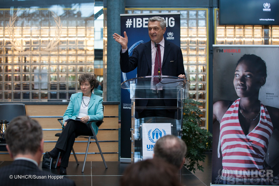Switzerland. UNHCR commemorates 2 years of the #IBelong campaign to end global statelessness