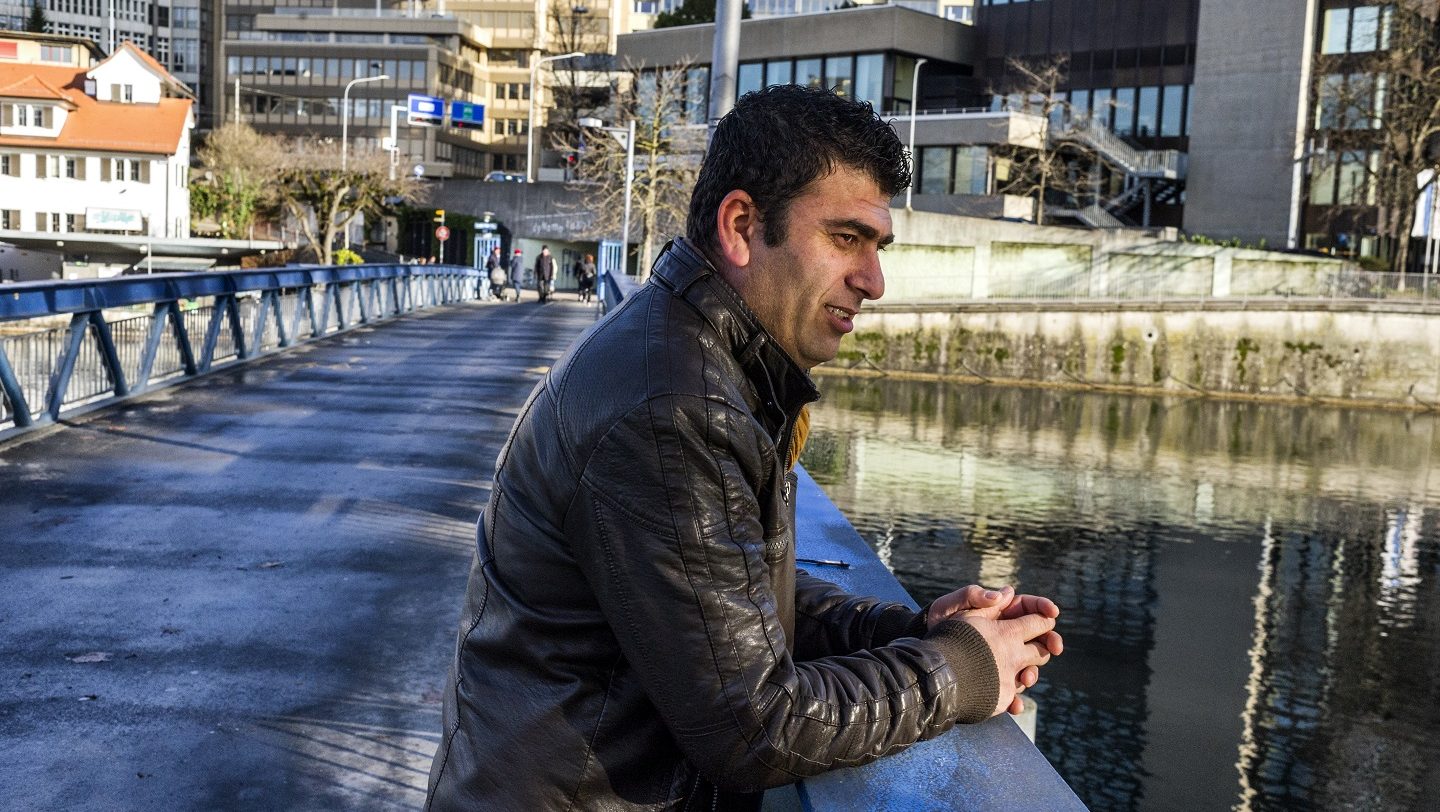 Switzerland. Tofik a stateless Kurdish Syrian building a life in Zurich