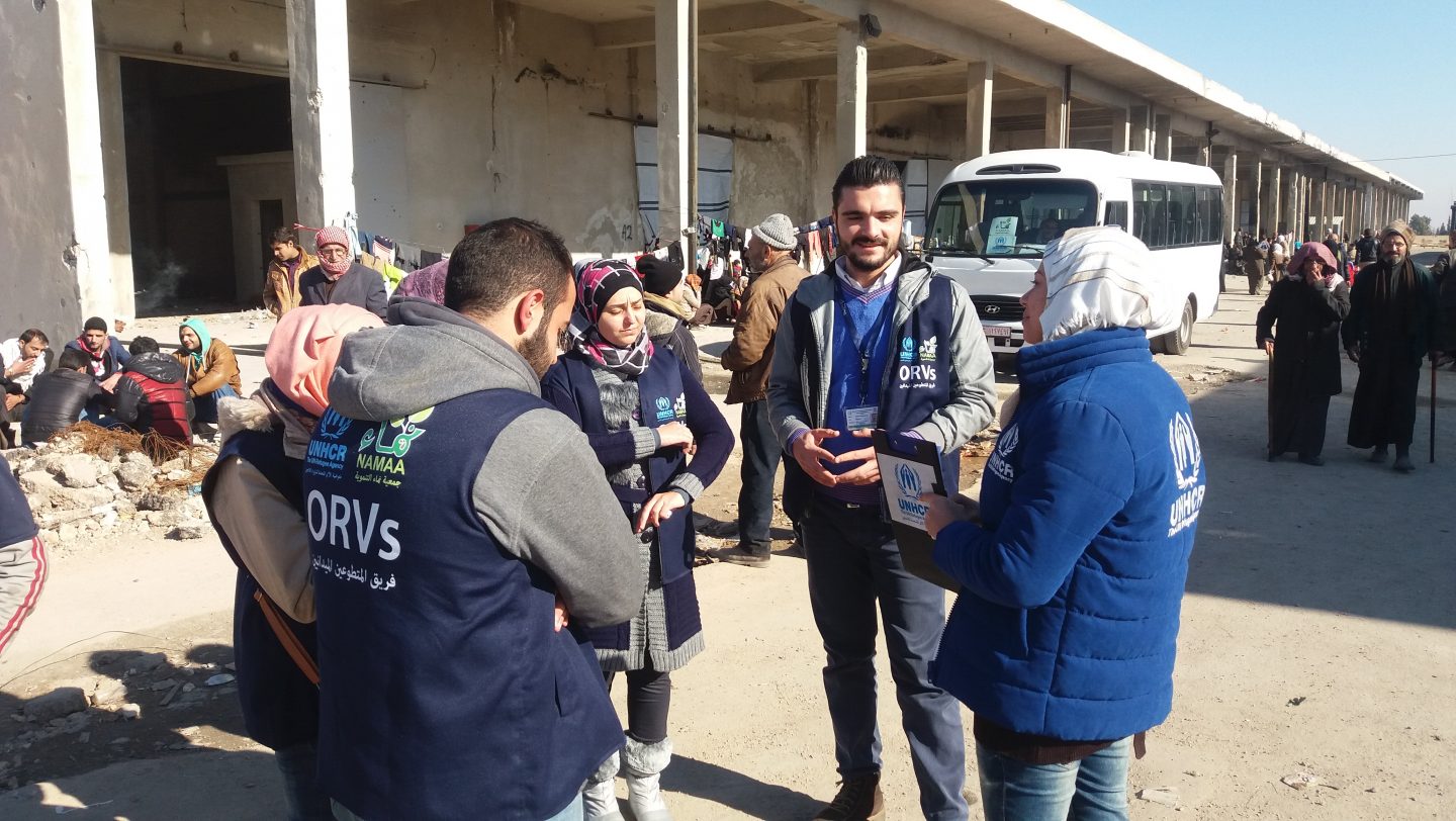 Displaced families from East Aleppo share the hardships of their journey