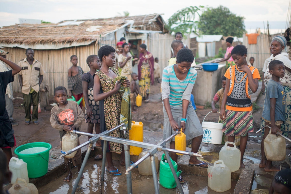 Democratic Republic of the Congo. Burundian footballer wows her camp