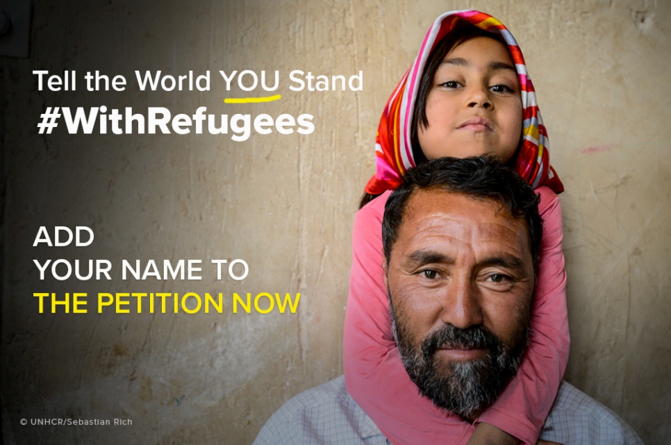 Will you stand #WithRefugees?