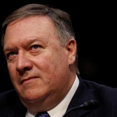 Letter to US Senate Opposing Michael Pompeo&#039;s Nomination for Secretary of State