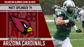 'Congrats to Matt Oplinger '14, the newest member of the Arizona Cardinals!  Congrats and good luck as you represent Delbarton and Yale University in the NFL.'