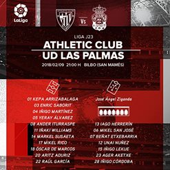 'Athletic Club - Las Palmas
Hamaikakoa / Once inicial'