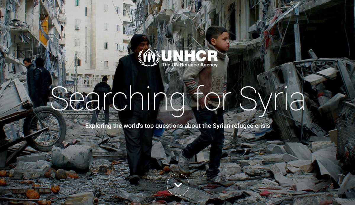 Searching for Syria: Exploring the world's top questions about the Syrian refugee crisis. UNHCR in partnership with Google.
