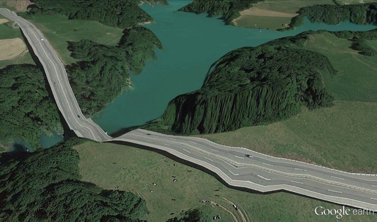 http://www.fastcodesign.com/1672237/snapshots-of-google-earth-at-its-most-surreal?partner=newsletter#1
