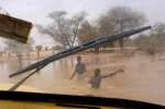 Heavy seasonal rains have started falling in eastern Chad, flooding normally parched riverbeds and cutting off roads, further complicating relief efforts. Flooding has added hours and even days to journeys by road between the refugee camps, the border, and UNHCR's office and warehouses in the region. (July 18, 2004)