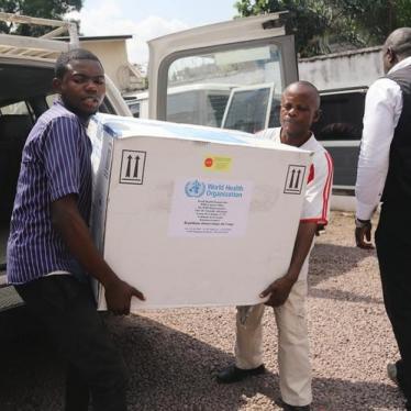 DR Congo: Respect Rights in Ebola Response
