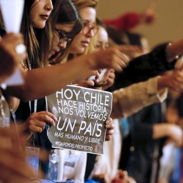 Dispatches: Chile’s Welcome Move on Abortion