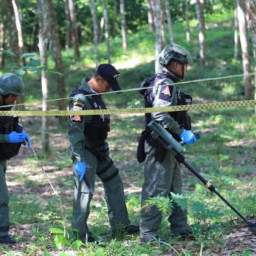 Thailand: Insurgents Use Landmines in South  