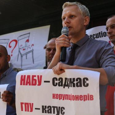 Ukraine’s Anti-Corruption Campaigners Face Prison 