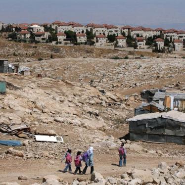 Israel: Army Demolishing West Bank Schools
