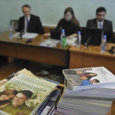 Russia: Sweeping Arrests of Jehovah’s Witnesses