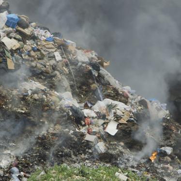 Lebanon: Open Burning of Dumps Putting Health at Risk