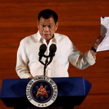 Dispatches: President Duterte’s Mixed Messages on Rights in the Philippines