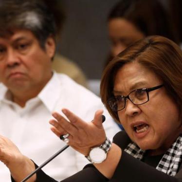 Philippines: Committee Chair Ousted for Death Squad Inquiry