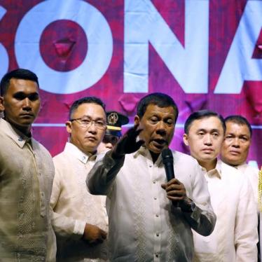 Philippine President Duterte Doubles Down on Abusive ‘Drug War’