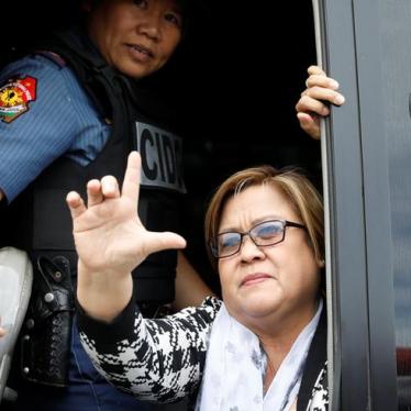 Philippines: Arrest of Duterte Critic Widens ‘Drug War’
