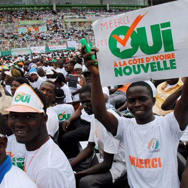 Côte d&#039;Ivoire : Respecter les droits du camp du «non» lors du référendum