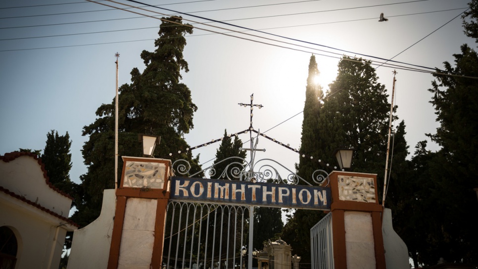 Many graves can be found in a narrow plot of land at the rear of this cemetery, beyond the elaborate tombs and memorials of local Greeks. 