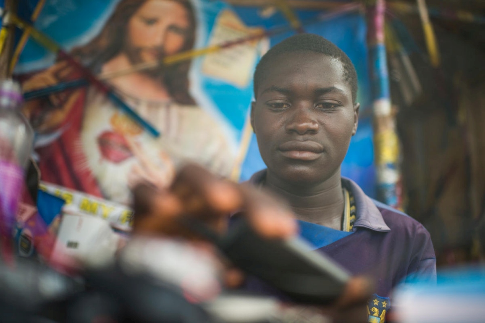 Democratic Republic of the Congo. South Sudanese refugees help themselves to survive