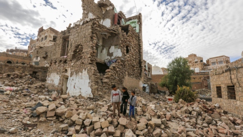 Yemen. Displaced in Sana'a's Old City