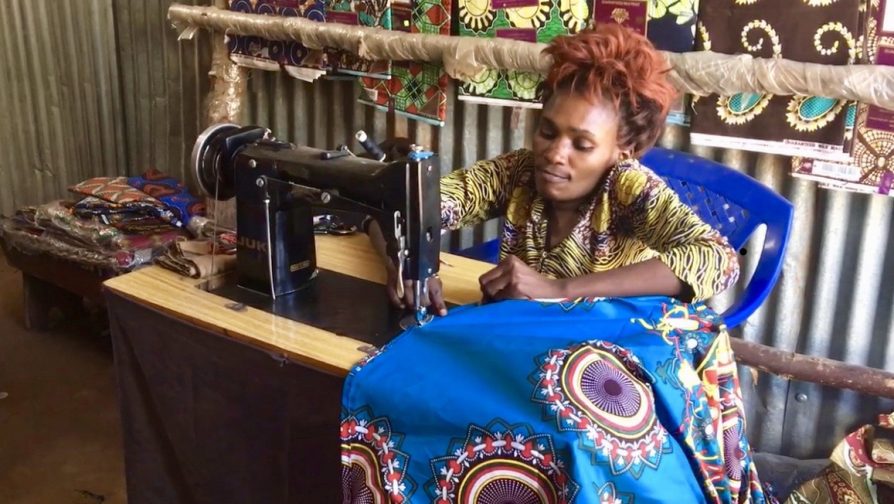 Congolese tailor with disability stitches new life in Kenya