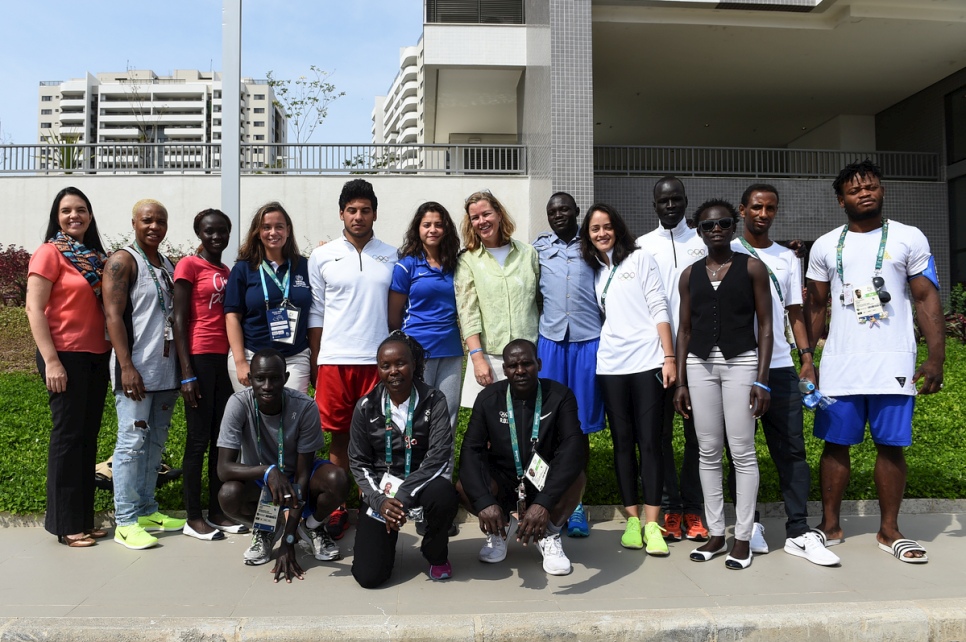 UNHCR deputy chief hails refugee team as ‘true Olympians’