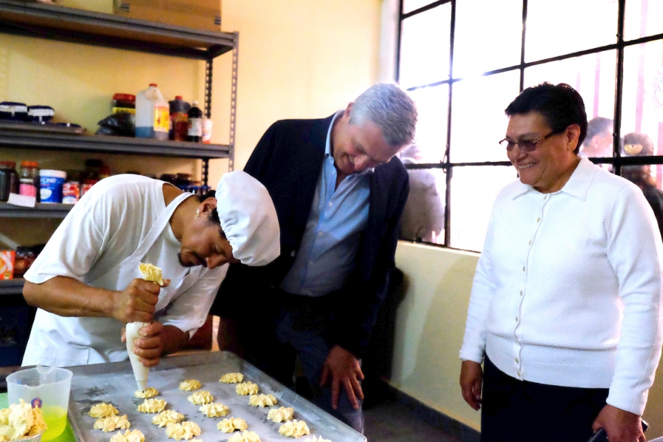 México. Visit of the UN High Commissioner for refugees, Filippo Grandi, to the North of Central America Situation.