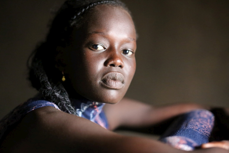 Sixteen-year-old Nyahok Reath knows that finishing her secondary education is the only way she can achieve her ambition of qualifying as a pilot. © UNHCR/Clementine Malpas