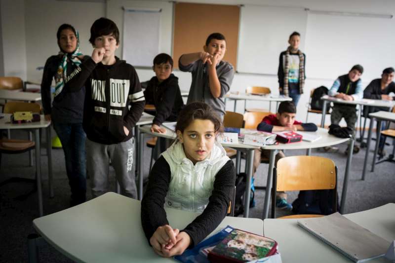 Shaken by war, Syrian children start over at German school