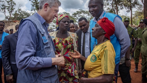 Tanzania. UN Refugees Chief visit to Nyarugusu Refugee Camp, western Tanzania