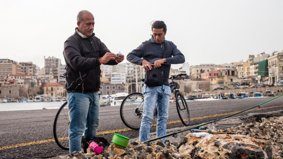 "We cook the fish and eat it or give to friends. Fish are very expensive here." 